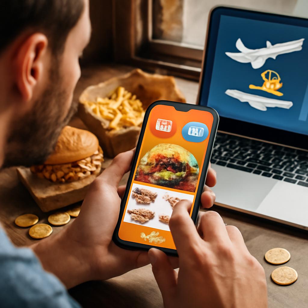 como acumular pontos usando apps de entrega