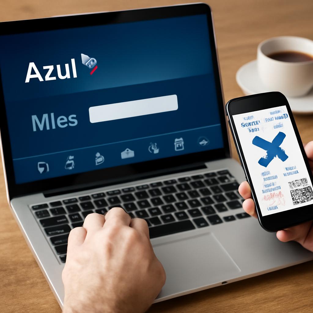 como consultar saldo de milhas azul