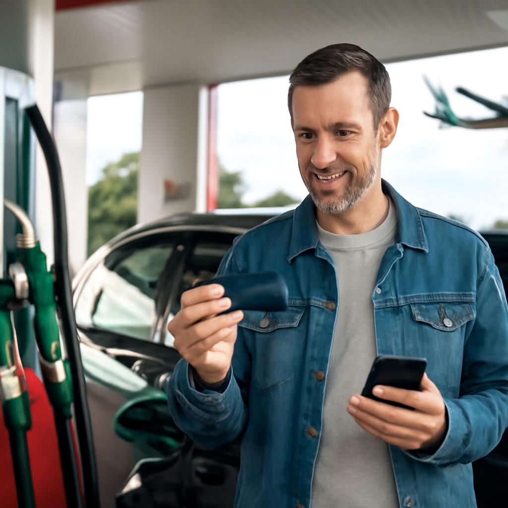 como ganhar pontos em postos de gasolina
