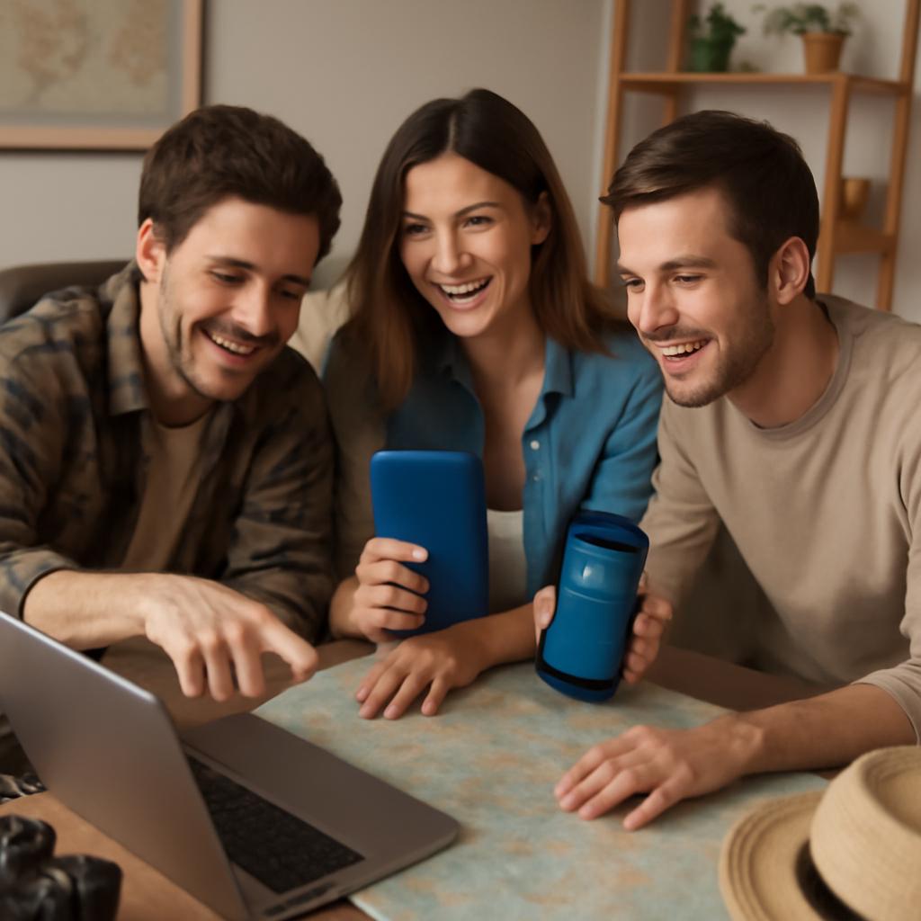 como juntar pontos em viagens com amigos