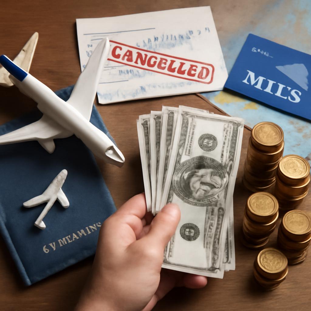 como lucrar com milhas de viagens canceladas