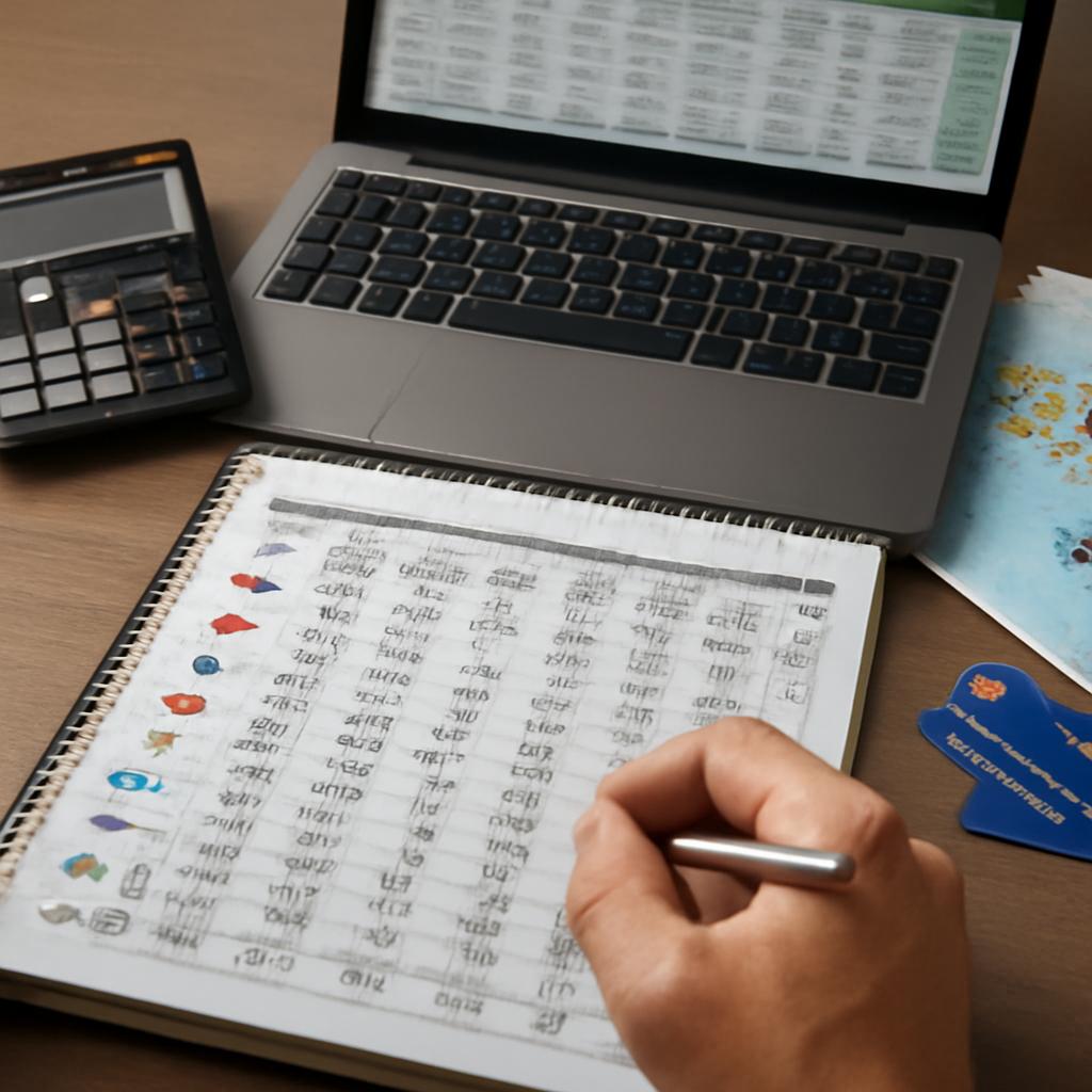 como organizar vendas de milhas em planilha