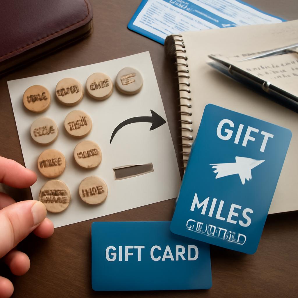 como transformar pontos em gift card