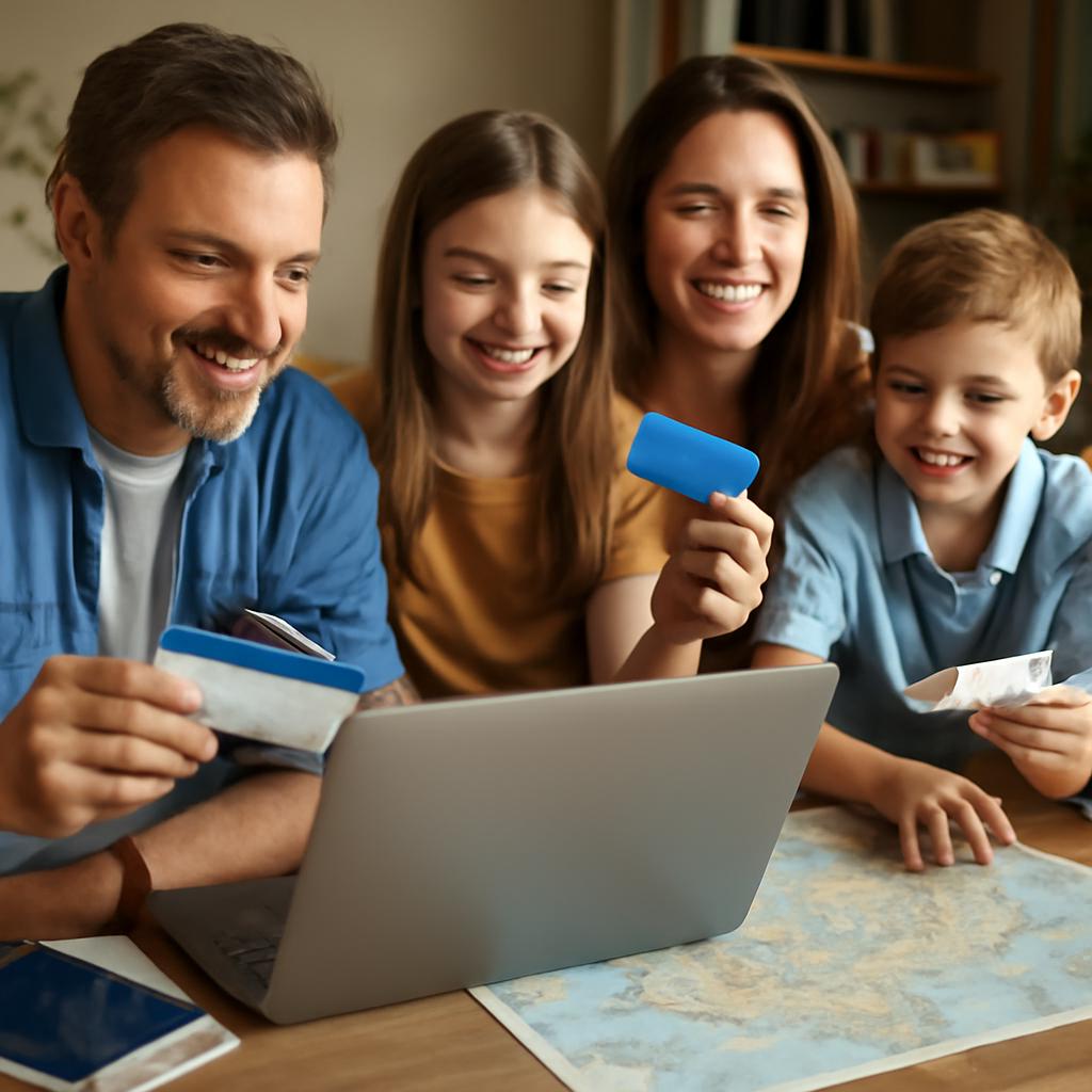 como usar milhas da família