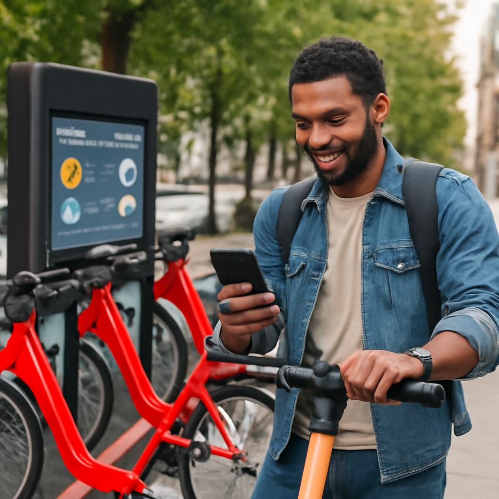 como usar pontos para aluguel de bikes e patinetes
