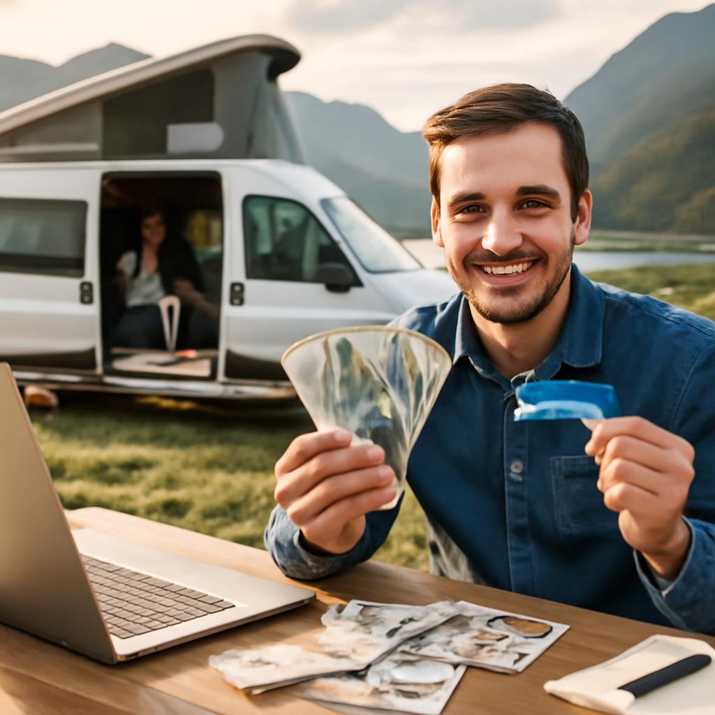 como vender milhas para aluguel de vans de viagem