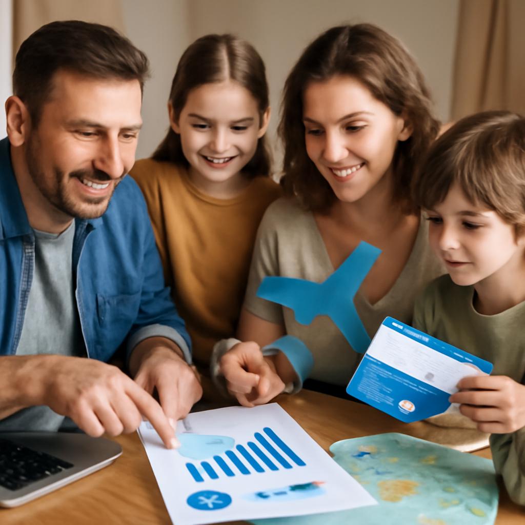 estratégias para família compartilhar milhas