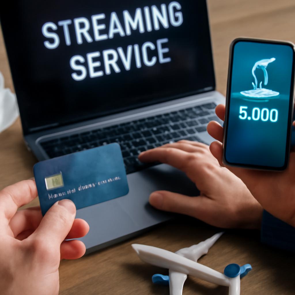 ganhar milhas no pagamento de streaming