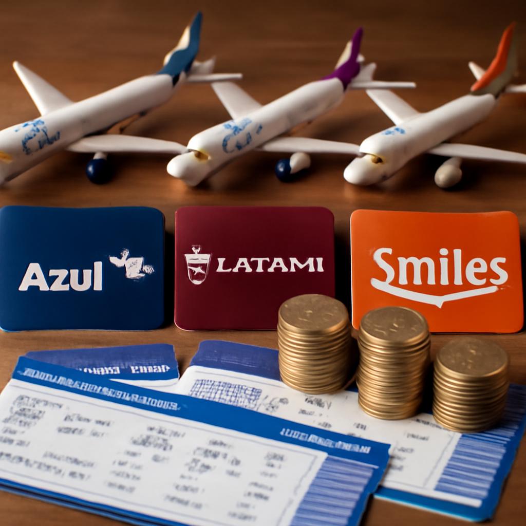 milhas azul, latam, smiles: diferença entre programas