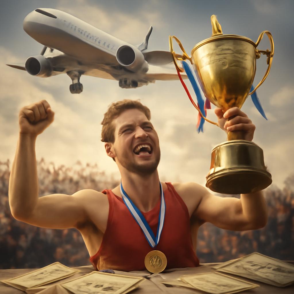 milhas como prêmio em competições