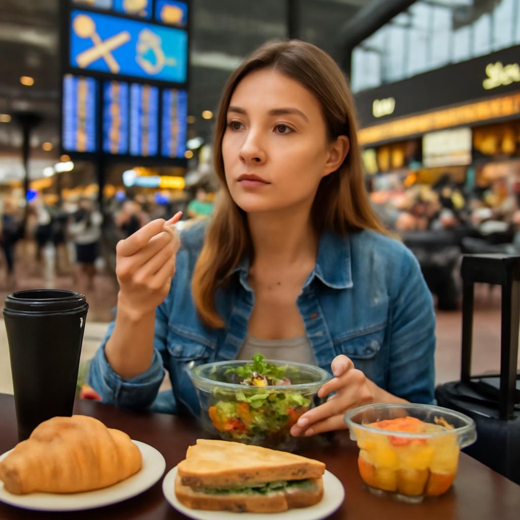 milhas dicas alimentação aeroporto