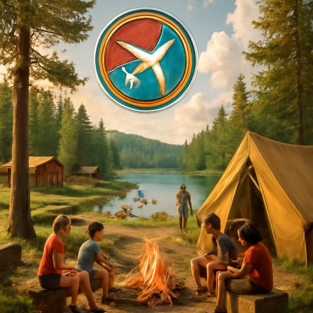milhas em acampamentos de verão