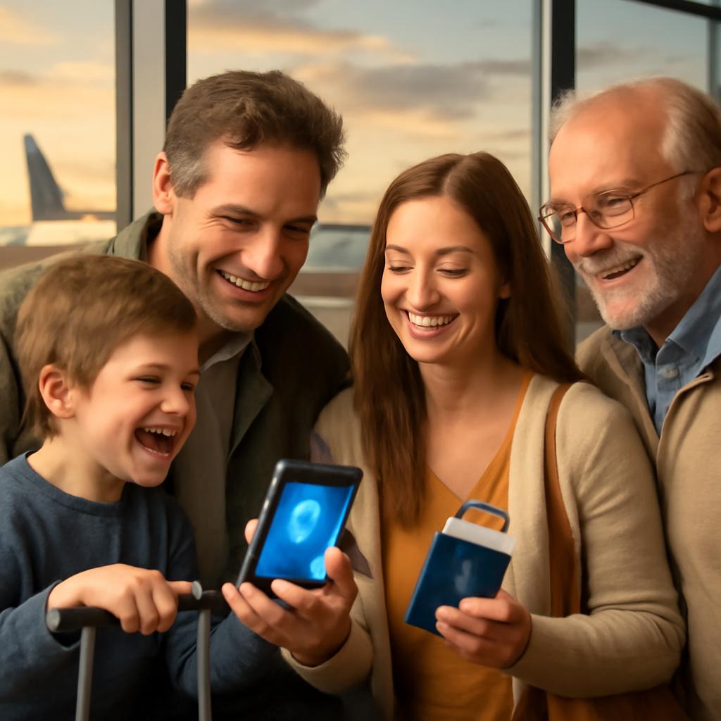 milhas para compartilhar com família