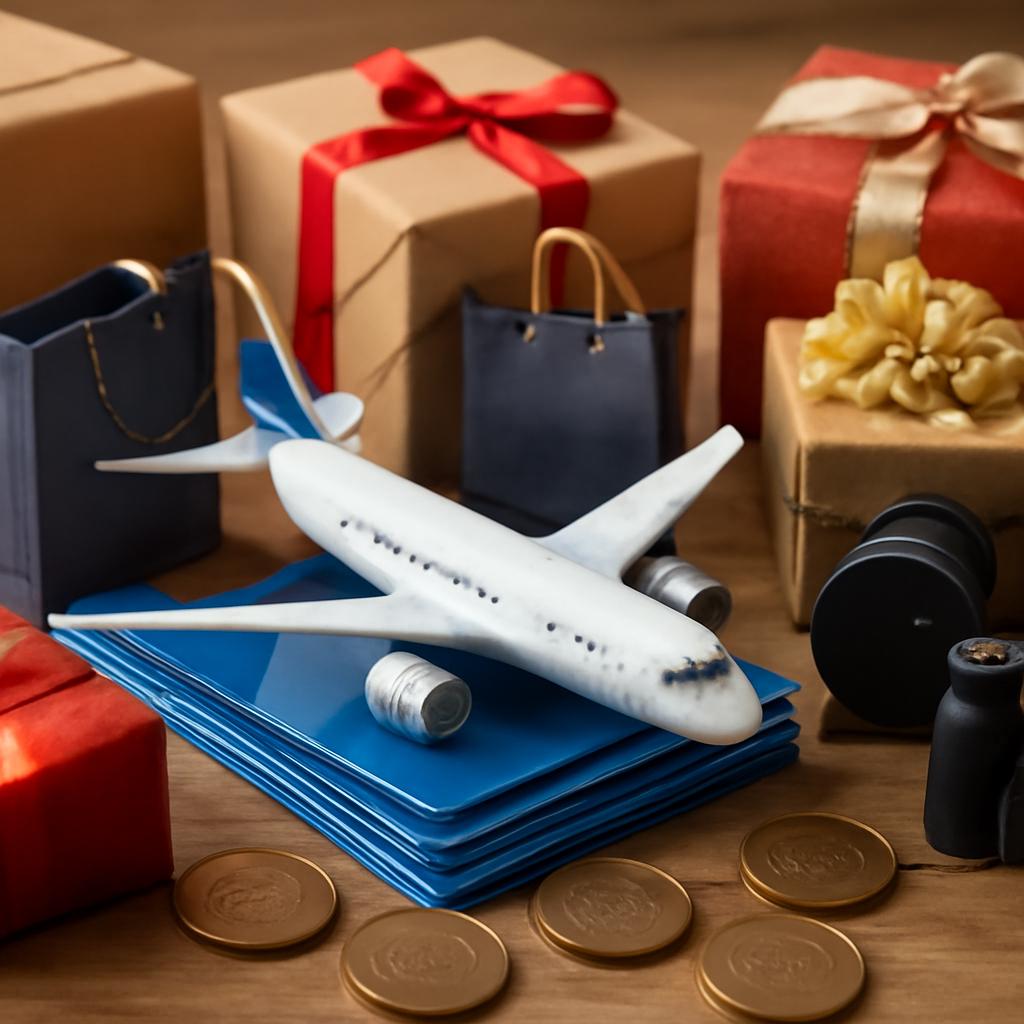 milhas para compra de presentes e produtos