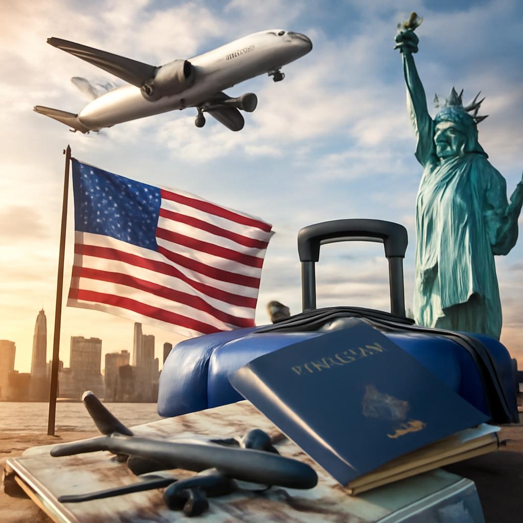 milhas para os estados unidos