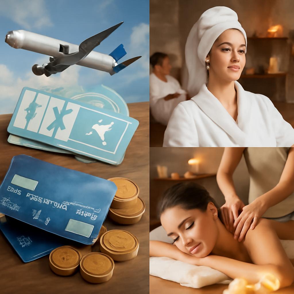milhas para pagar diárias em spas e clínicas