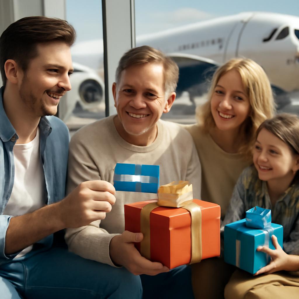milhas para presentear familiares