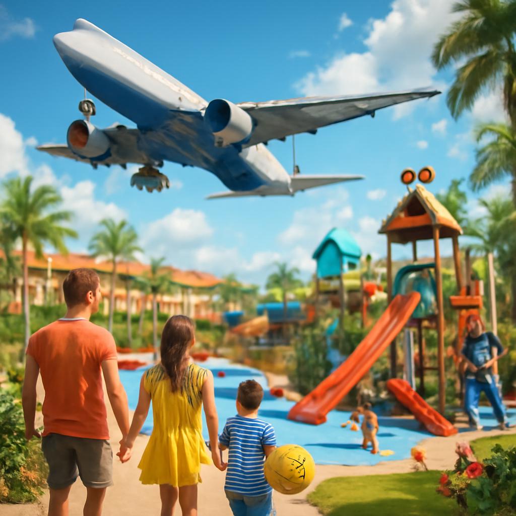 milhas para reservas em resorts infantis