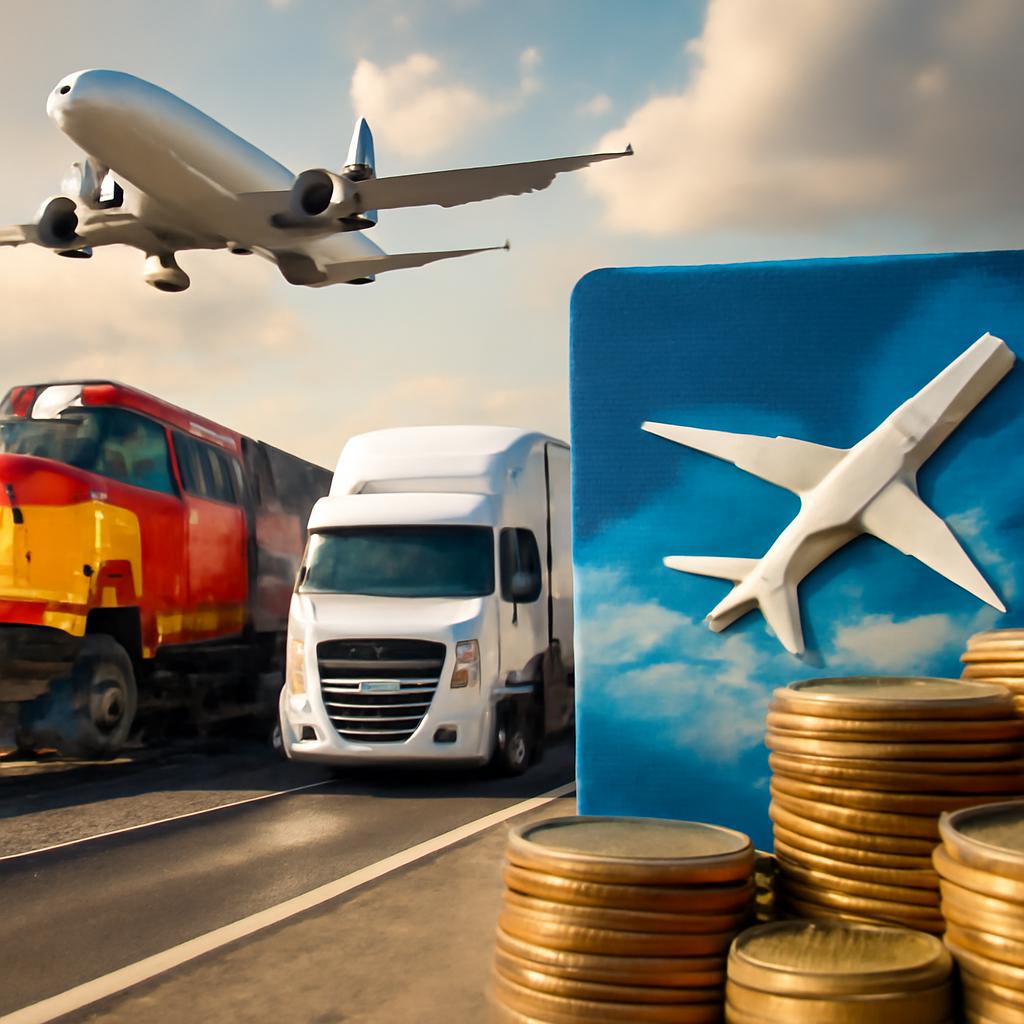 milhas para transporte intermodal