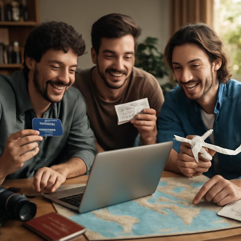 milhas para viagens com amigos