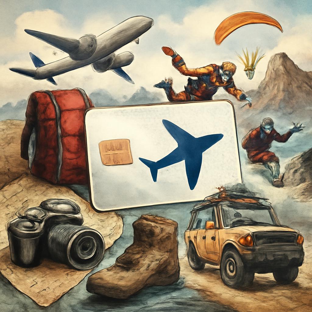 milhas para viagens de aventura extrema