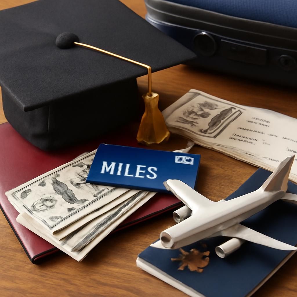 milhas para viagens de celebração de formatura