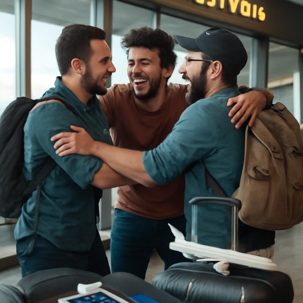 milhas para viagens de reencontro com amigos