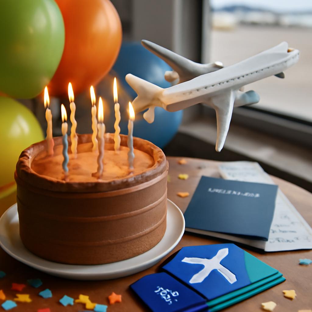 milhas para viagens para celebrações de aniversário