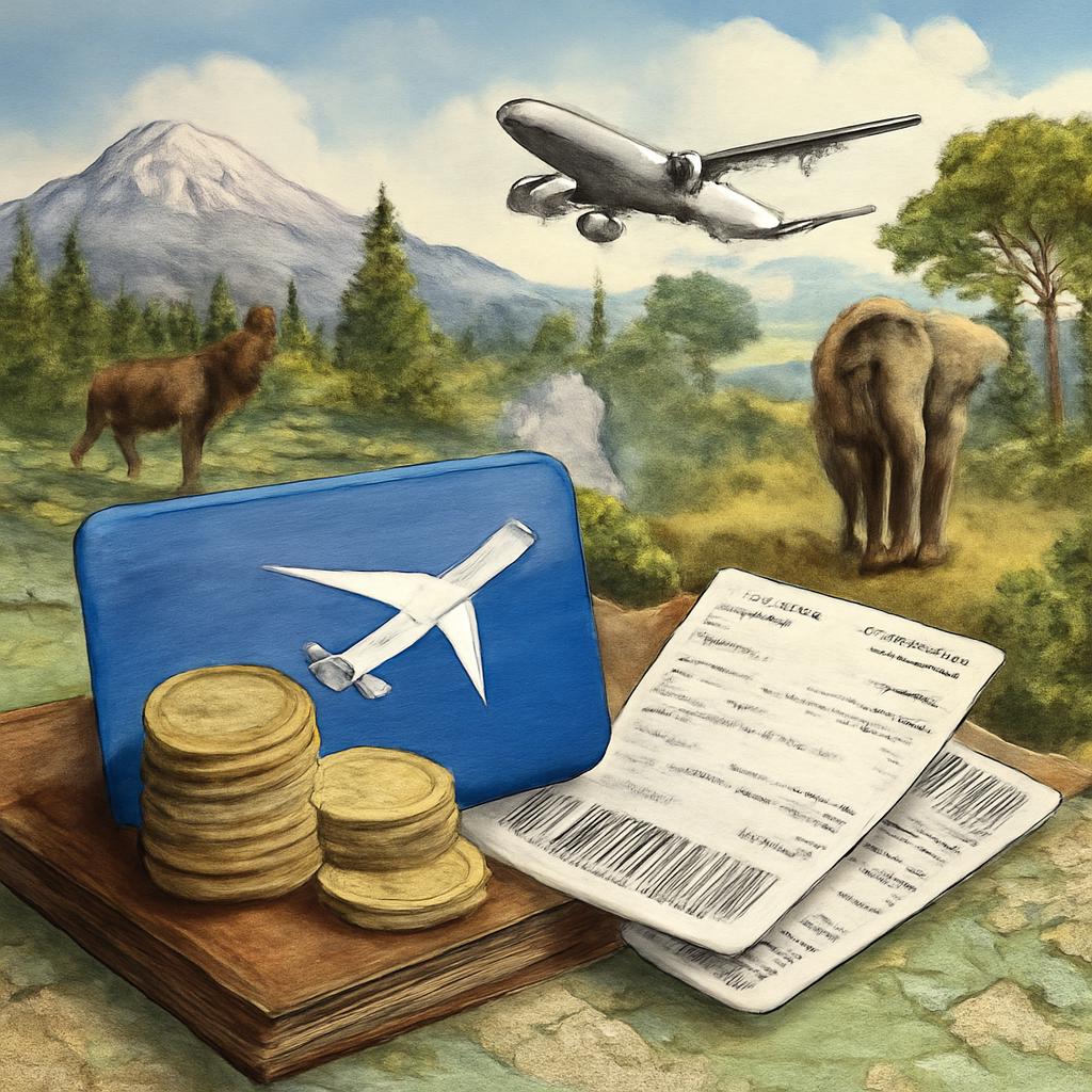 milhas para viagens para destinos de natureza selvagem