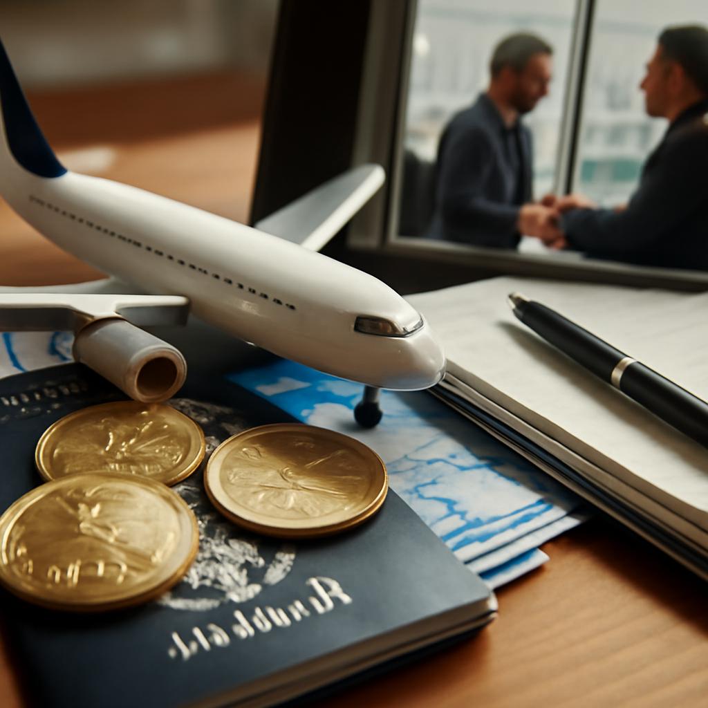 milhas para viagens para encontros de negócios internacionais