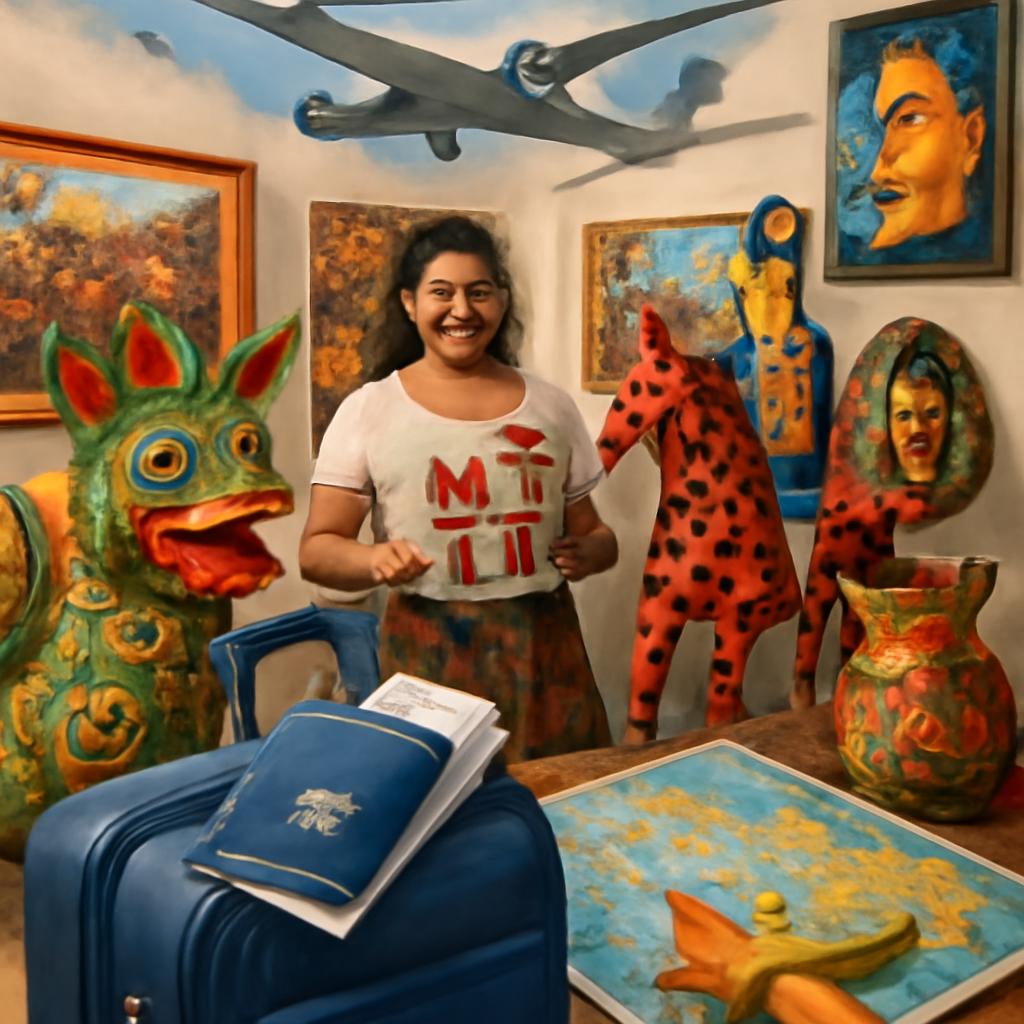 milhas para viagens para eventos de arte popular