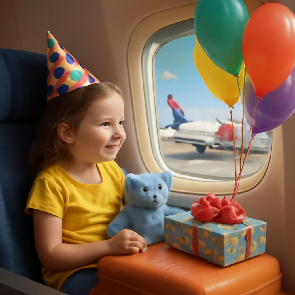milhas para viagens para festas de aniversário de crianças