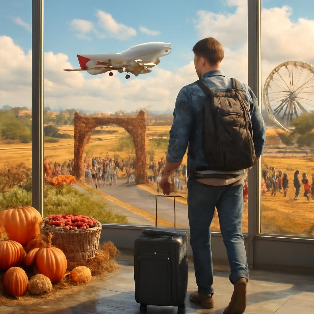 milhas para viagens para festas de colheita