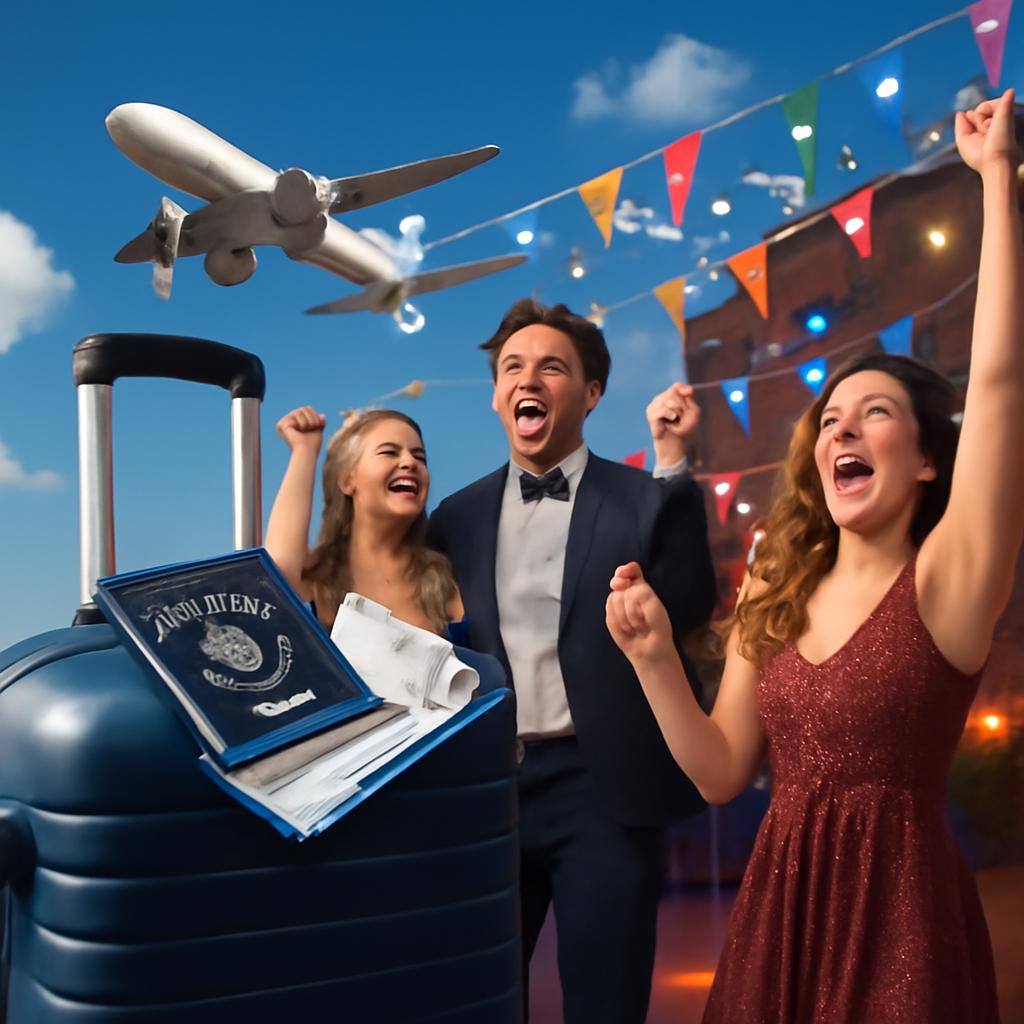 milhas para viagens para festas escolares