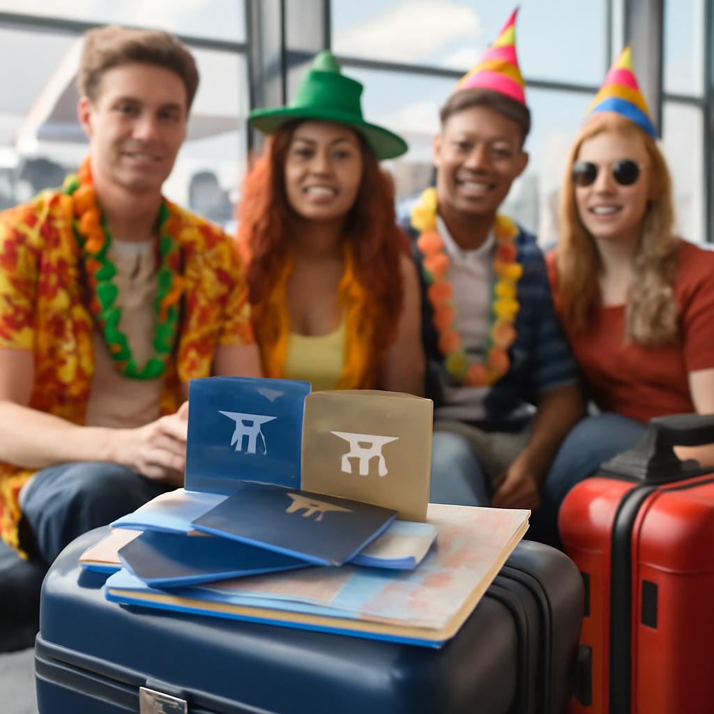 milhas para viagens para festas estudantis internacionais