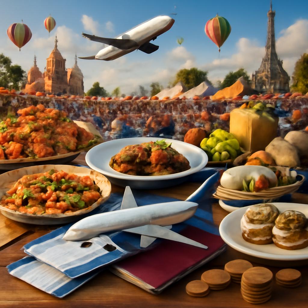 milhas para viagens para festas globais de gastronomia