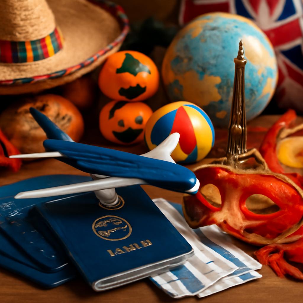 milhas para viagens para festas temáticas internacionais