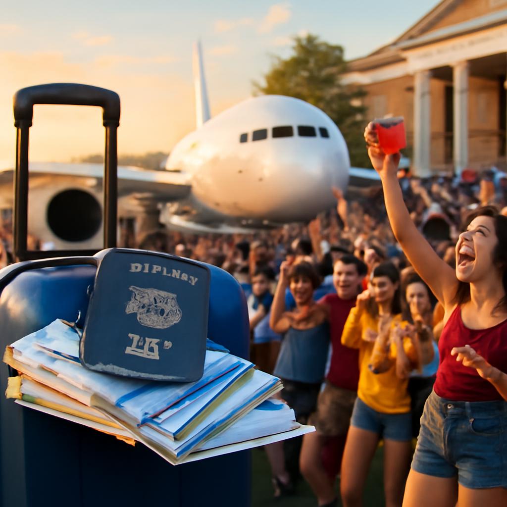 milhas para viagens para festas universitárias regionais