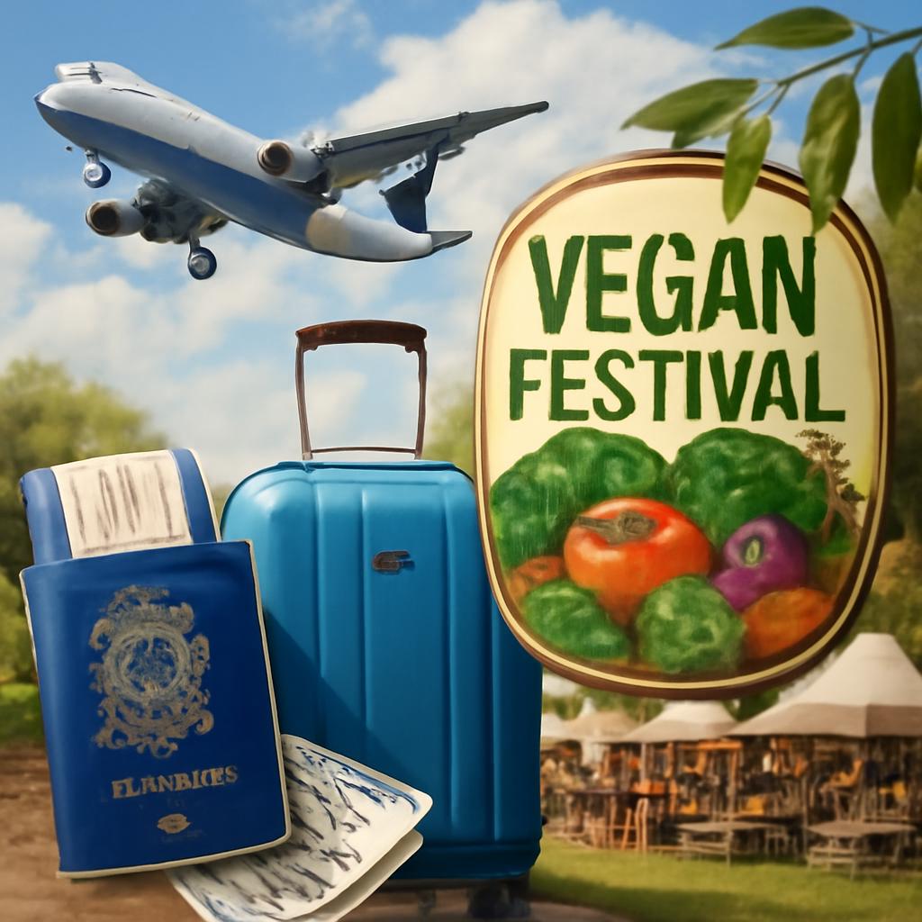 milhas para viagens para festivais veganos