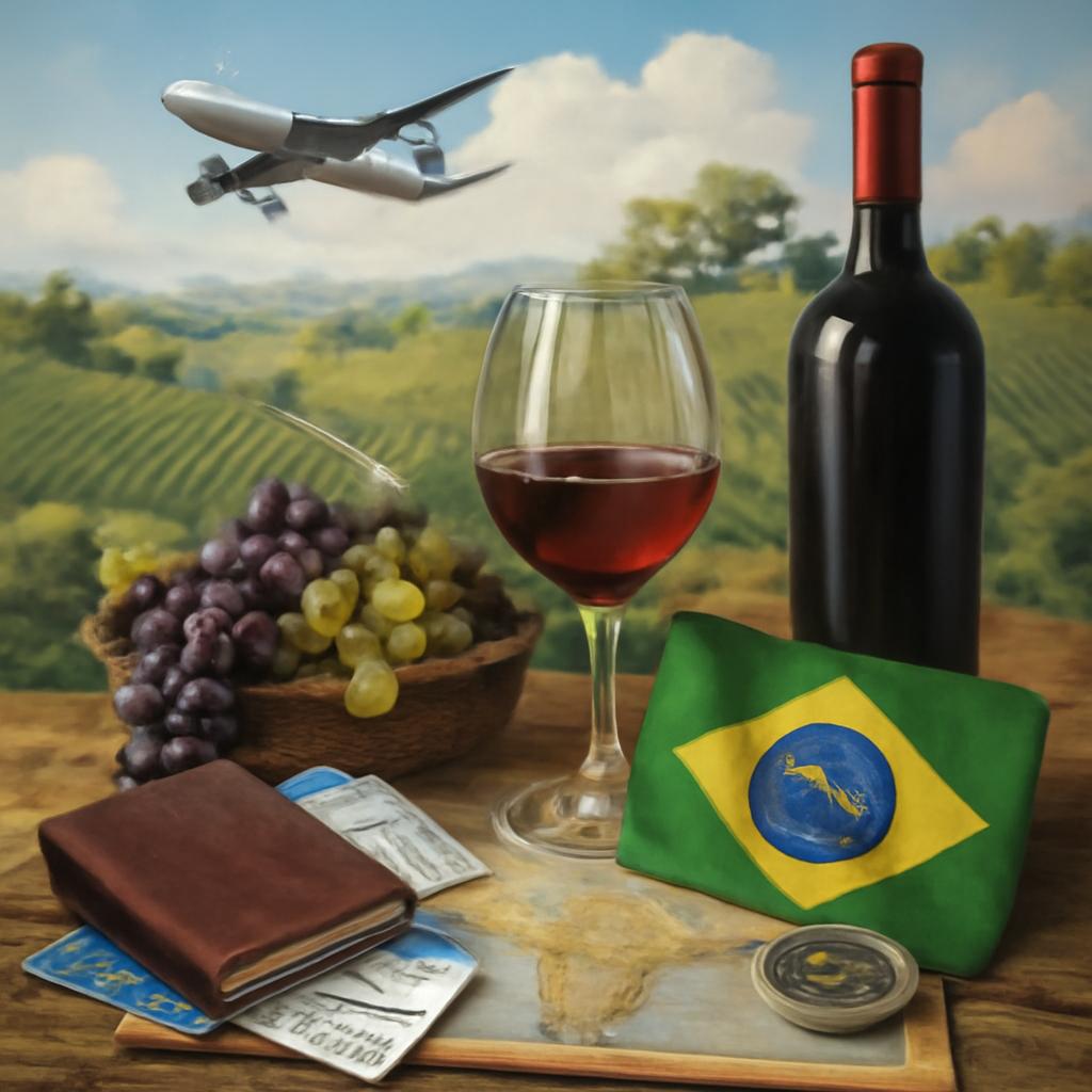milhas para viagens para regiões vinícolas brasileiras
