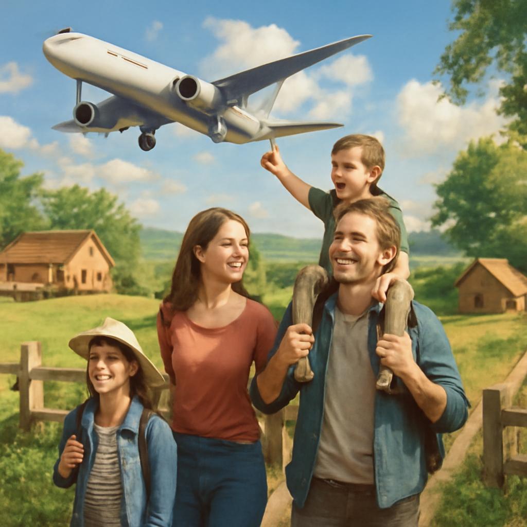 milhas para viagens para turismo rural em família