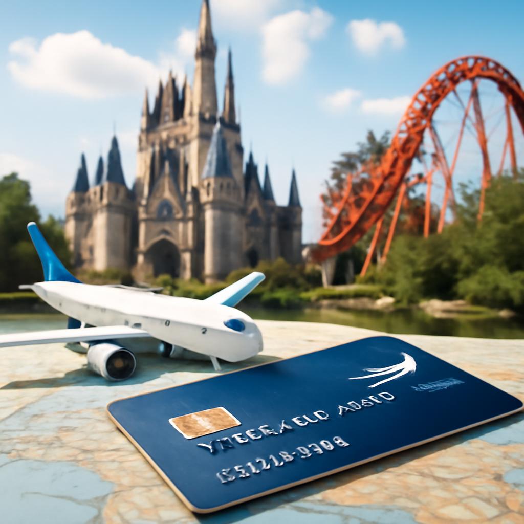 milhas para viagens recreativas em parques temáticos