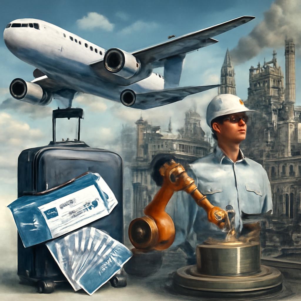 milhas para visitas industriais