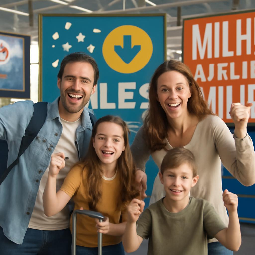milhas promoções família
