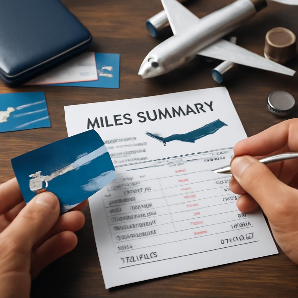 milhas resumo transações