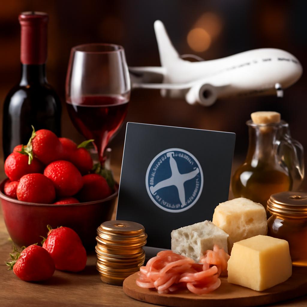 pontos acumulados em compras de produtos gourmet