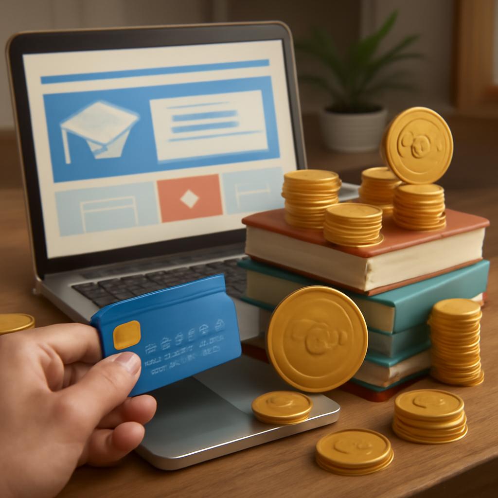 pontos acumulados em compras em plataformas online de ensino