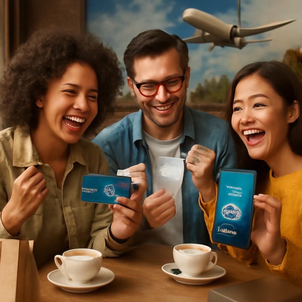 pontos acumulados em compras entre amigos
