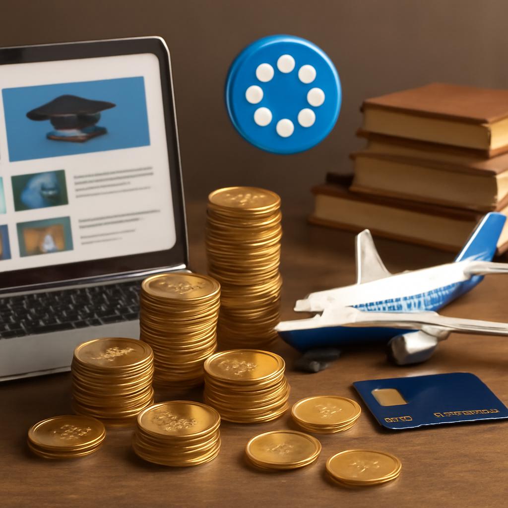 pontos acumulados em plataformas de cursos online