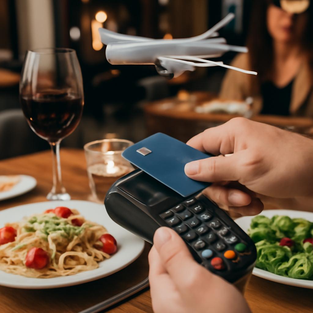 pontos cartão de crédito para restaurante